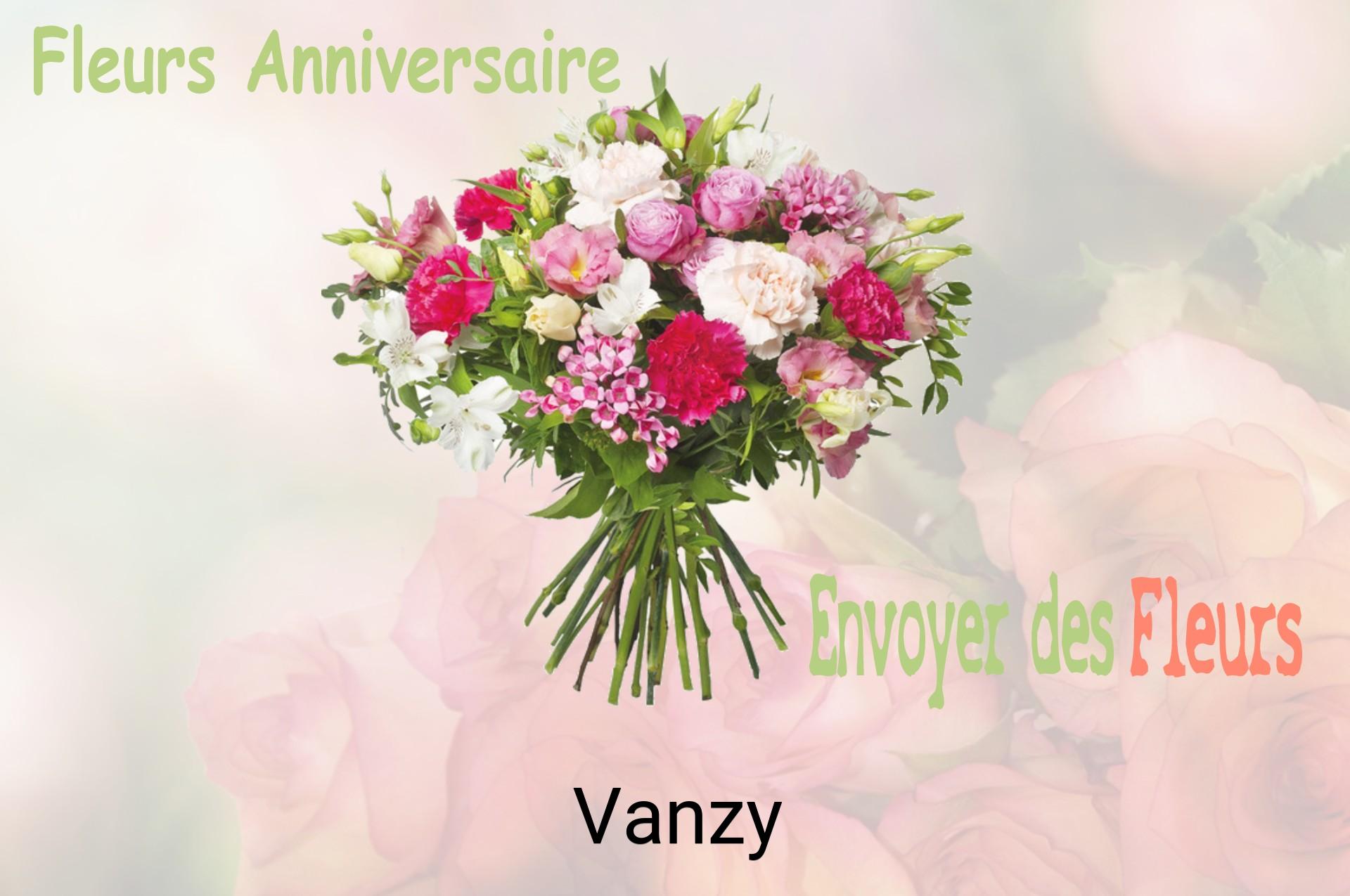 Bouquet de fleurs d’anniversaire livré à Vanzy